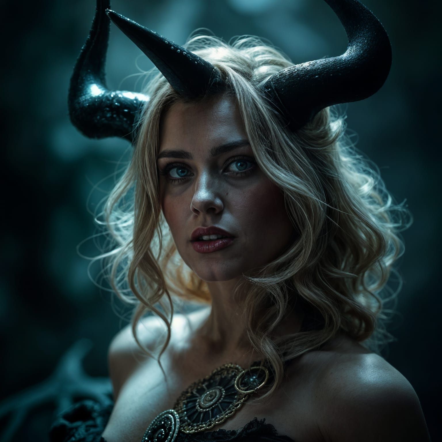 Sinister Connection Between Madonna and Devil: Photo