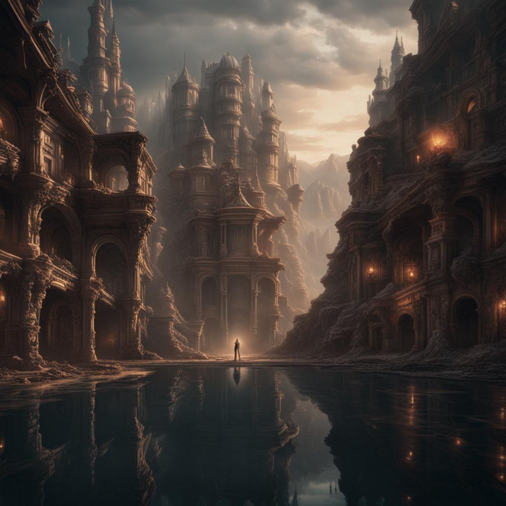 Epic Cinematic Painting of Lost Longing
