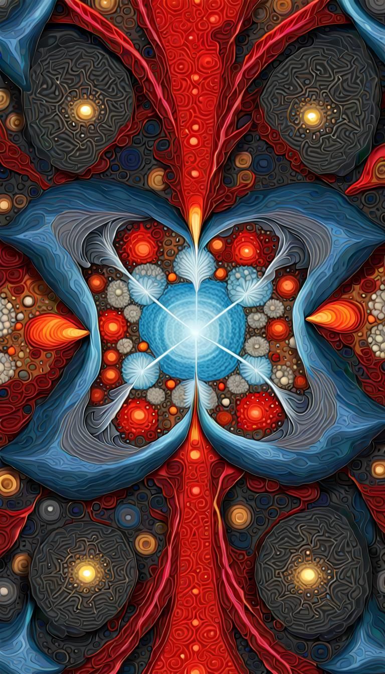 Visible Universe Cross-Section in Fractal Biological Forms