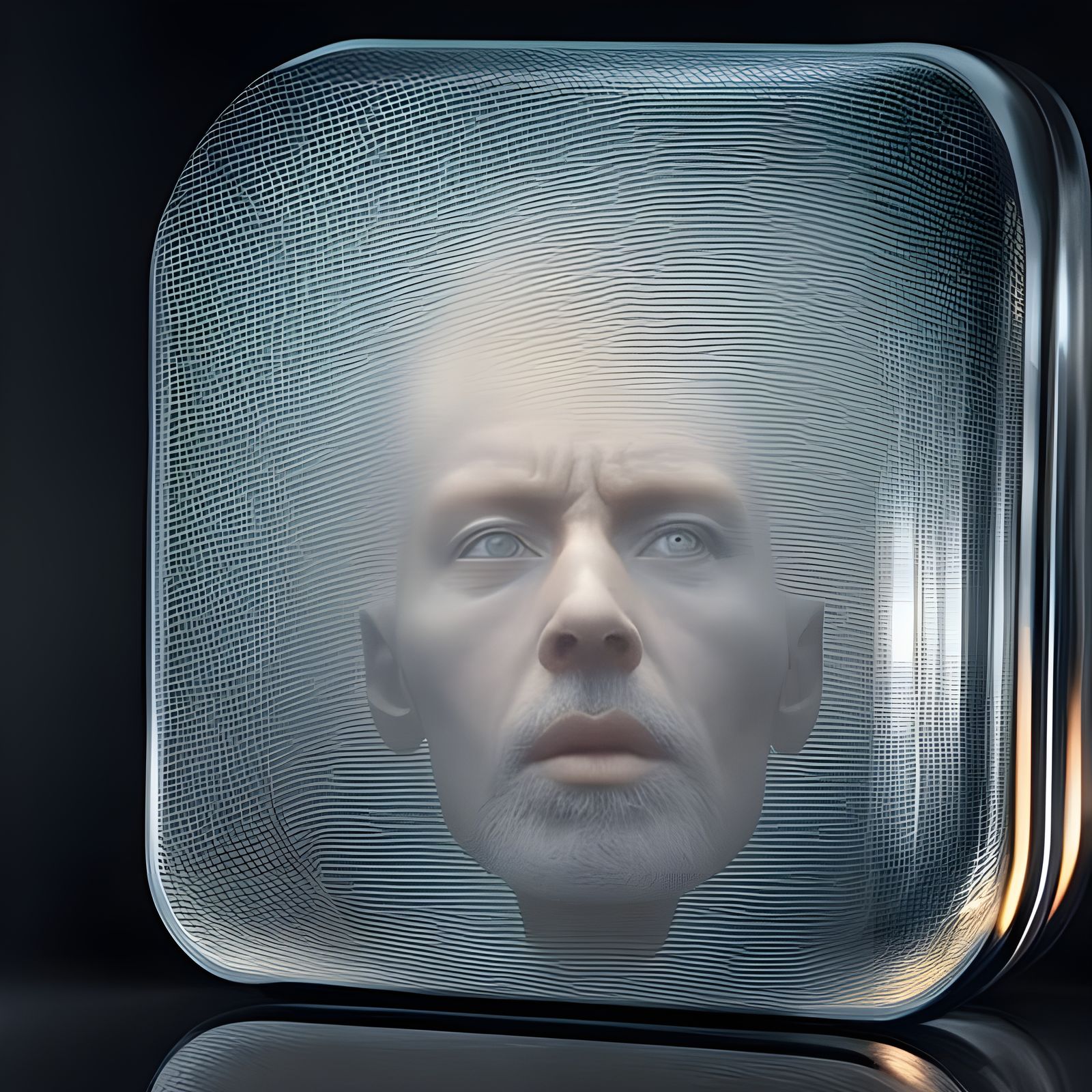 Ring in Glass Boxes: Photorealistic Ethereal Display