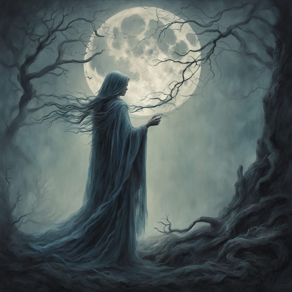 Ethereal Goddess of Dark Mysticism