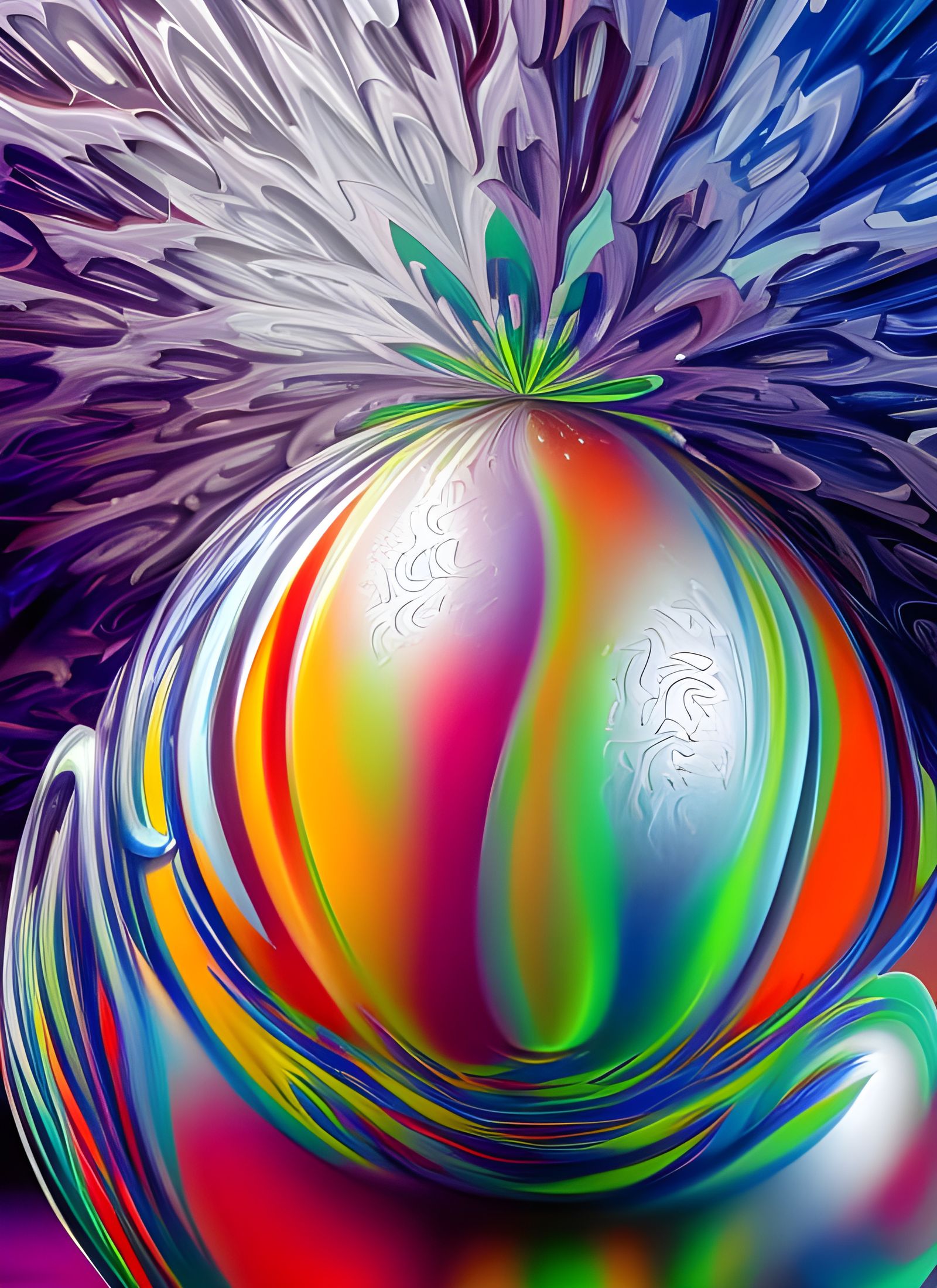 Intricate Polychromatic Geometric Abstract in 8K