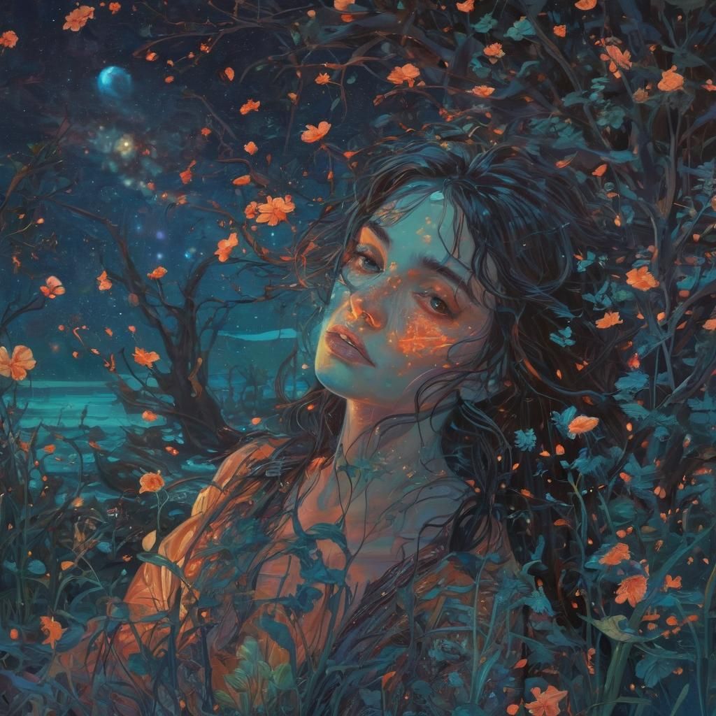 Bioluminescent Night Glow Art