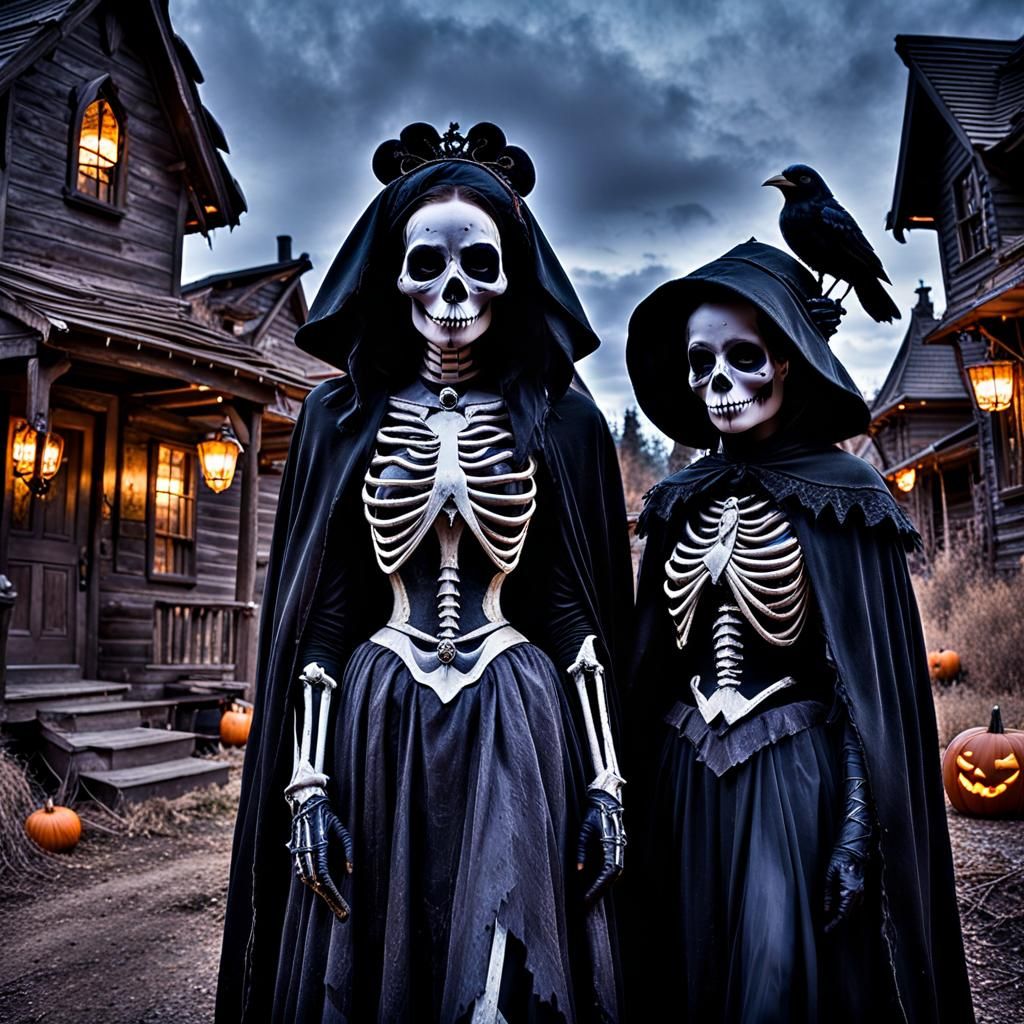 Eerie Halloween in Haunted Ghost Town: Gothic Album Cover