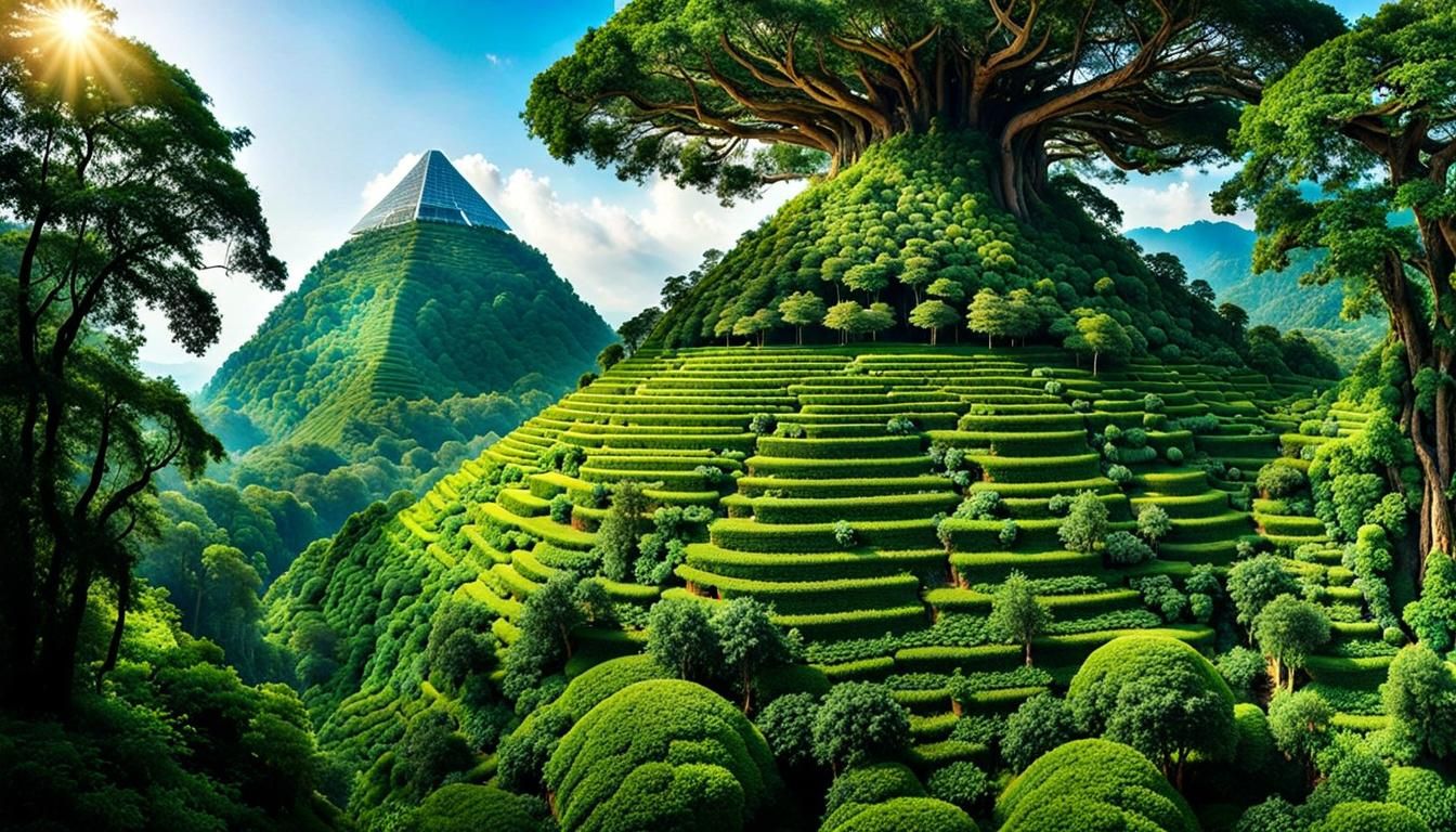 Giant Biophilic Tree at Forest Pyramid Center