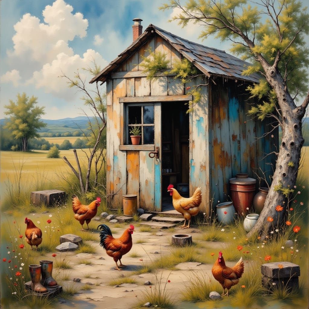 The hen house