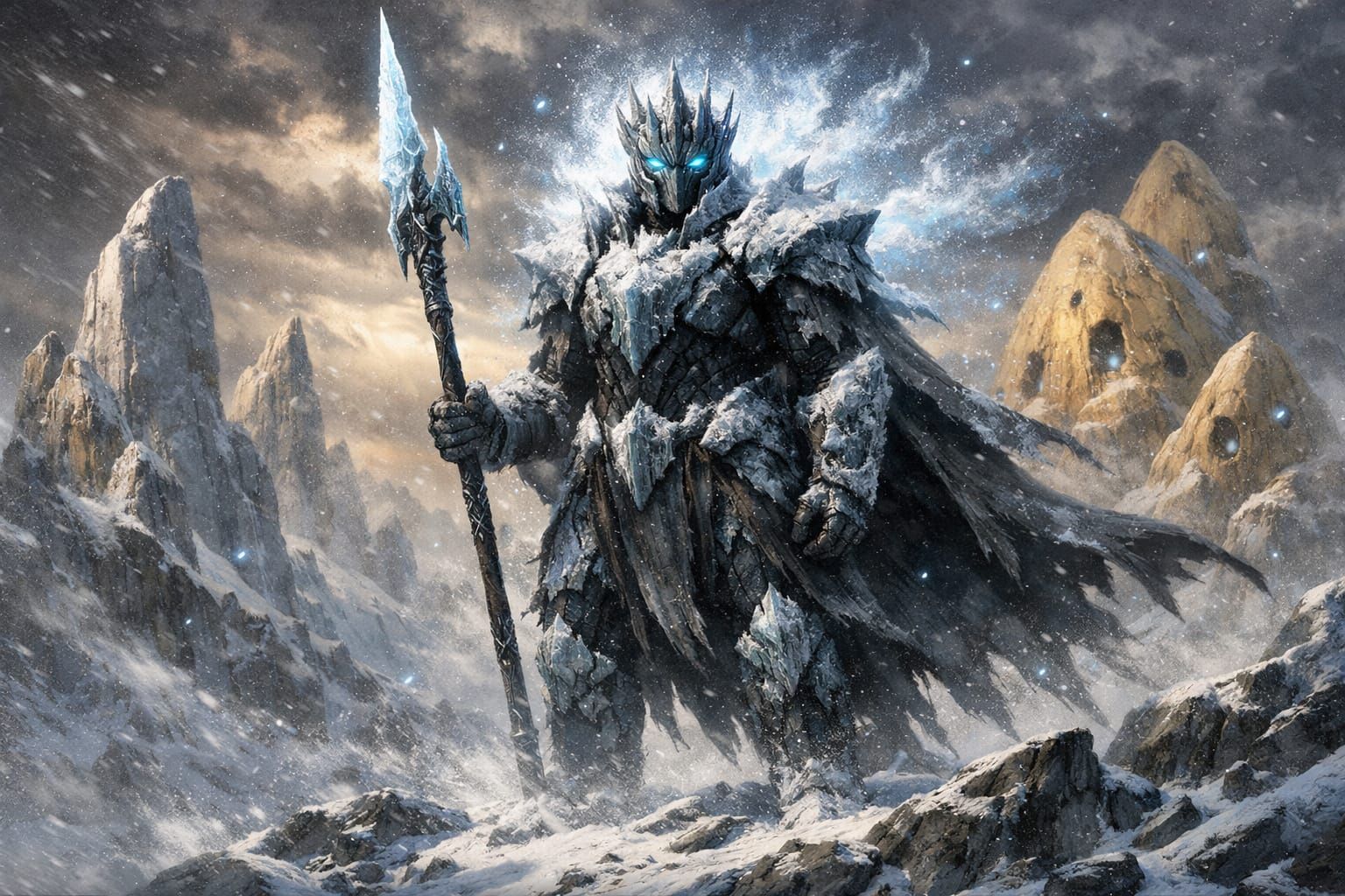 Elemental Soldier Guardian of Sacred Mountain Ascent