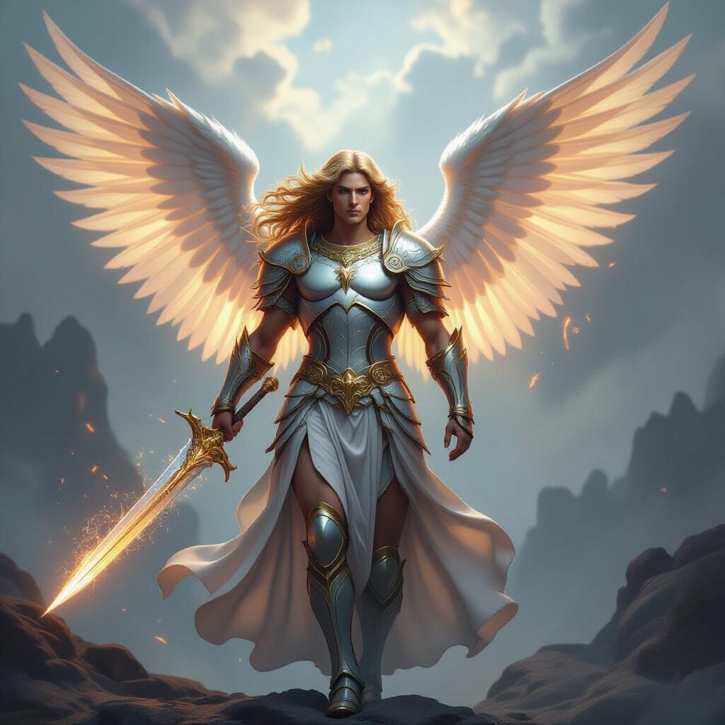 Archangel Michael AI Generated Image