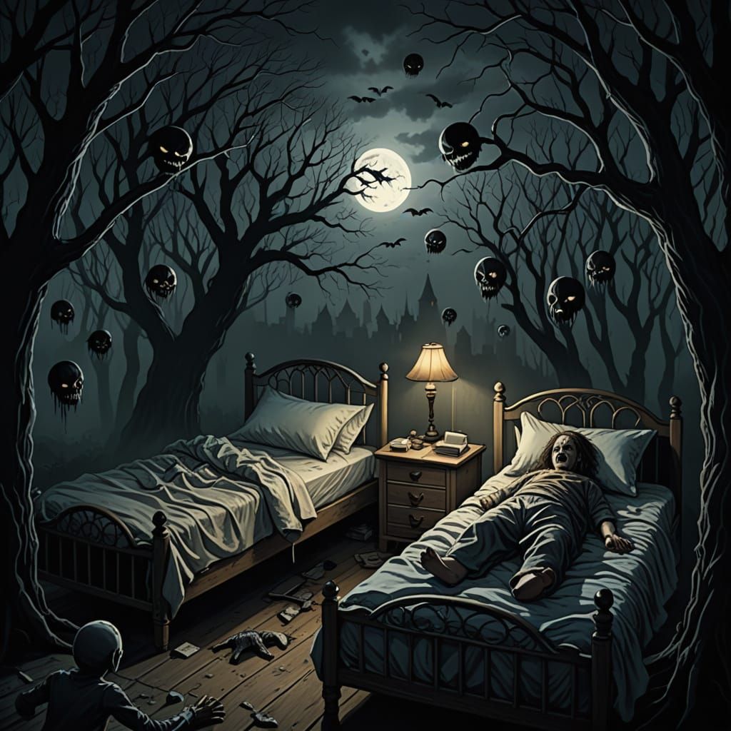 Dark Fantasy Creatures Unleashed in Midnight Terror