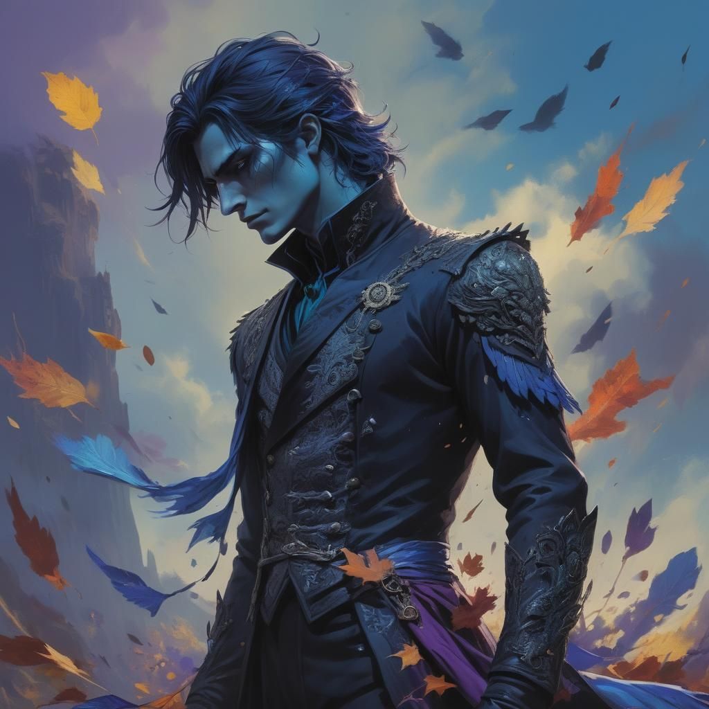 Elegant Sect Leader in Hyperrealistic Splash Art