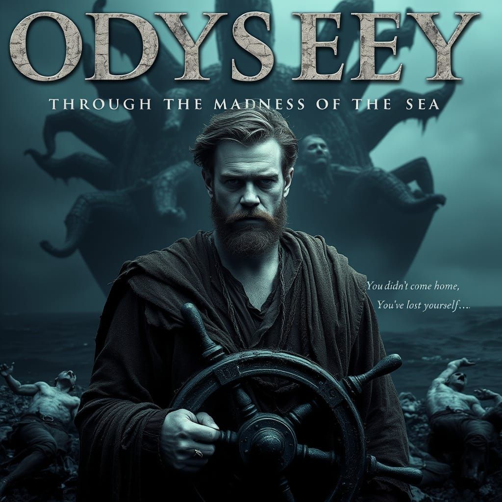 Odysseus: Madness of the Sea in Hyper-Realistic Style