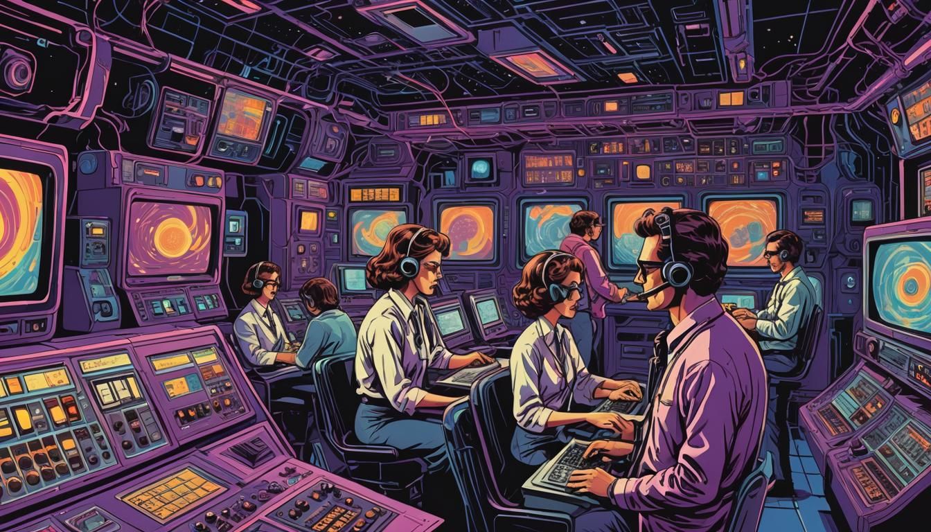 Retro-Futuristic Cinema in Comic Book Style