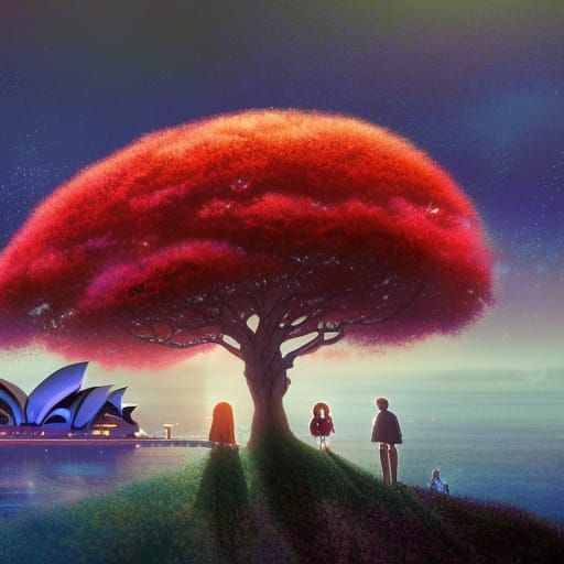 Quantum Opera House in Sydney. Australia