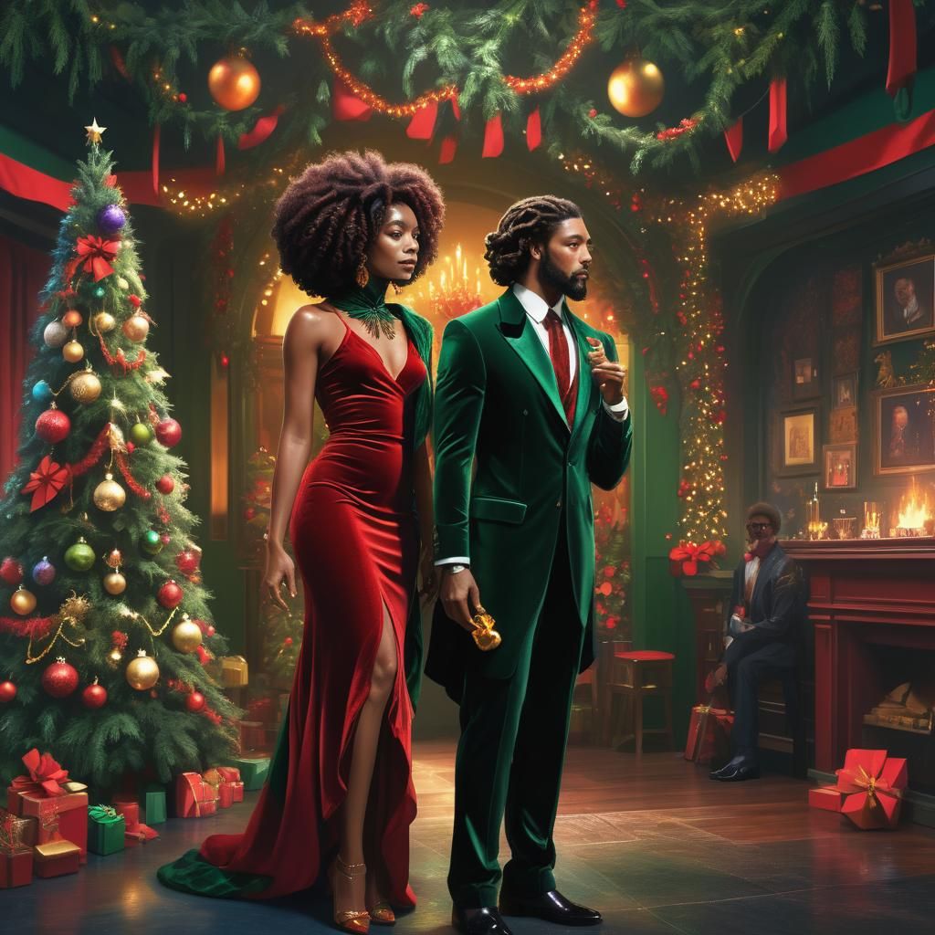 Jazz Club Owner and Prince in Christmas Fantasy