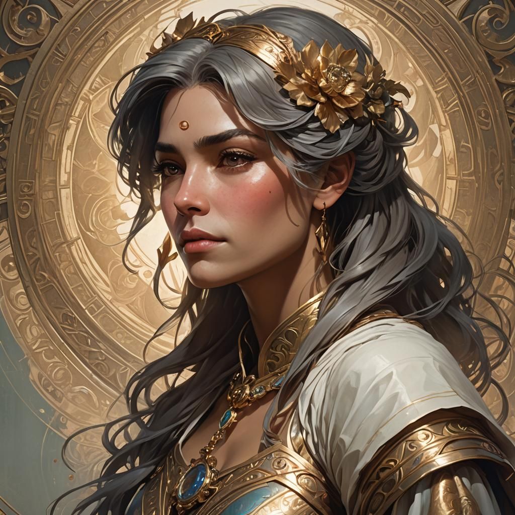 Nostalgic Portrait Reflecting on the Past