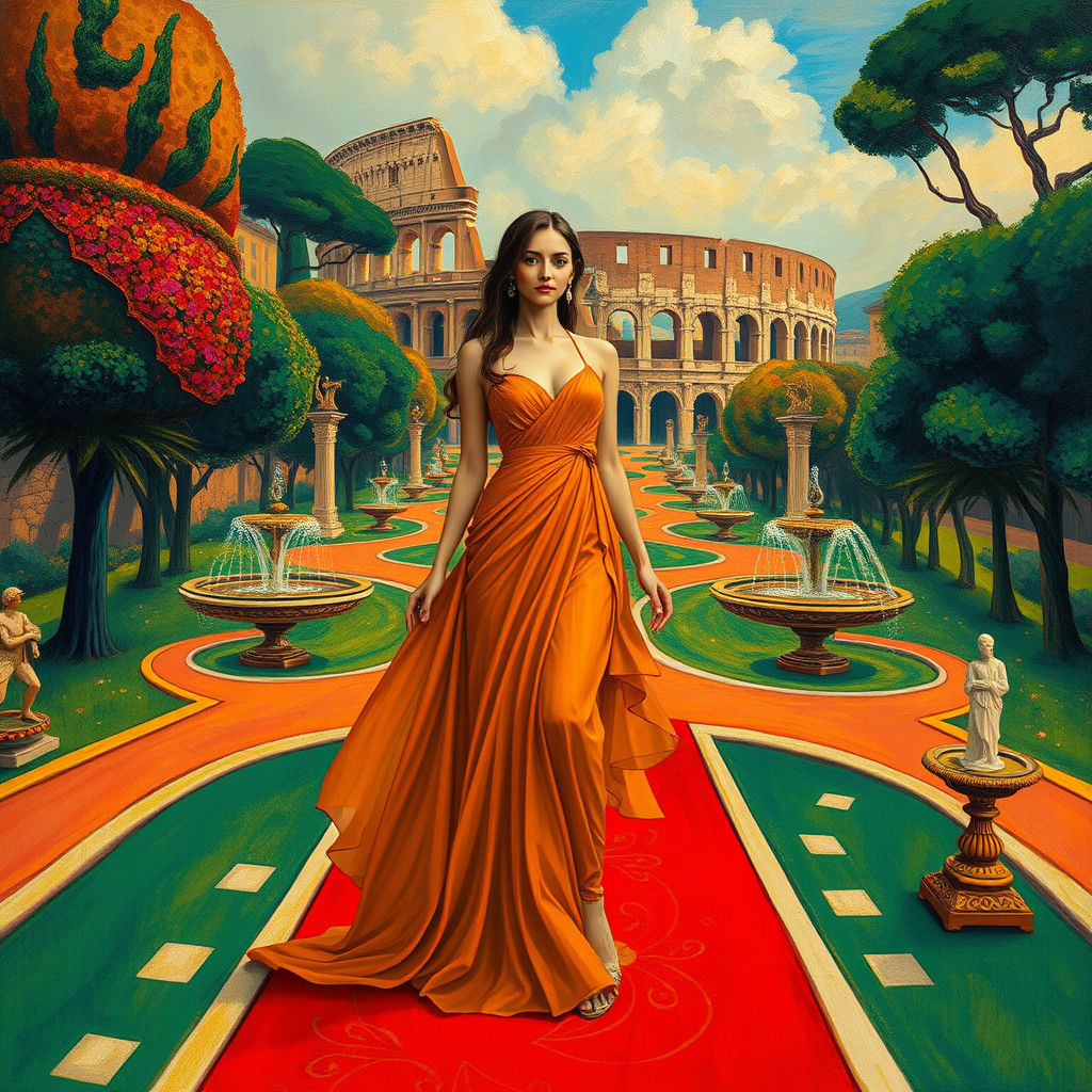 Majestic Woman at Convergence to Rome