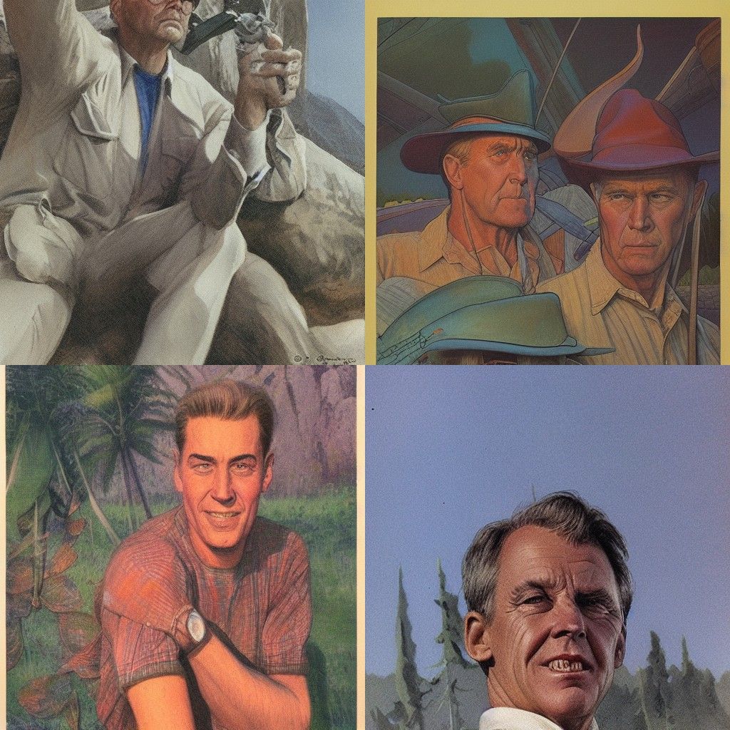 Vintage Movie Poster Illustration