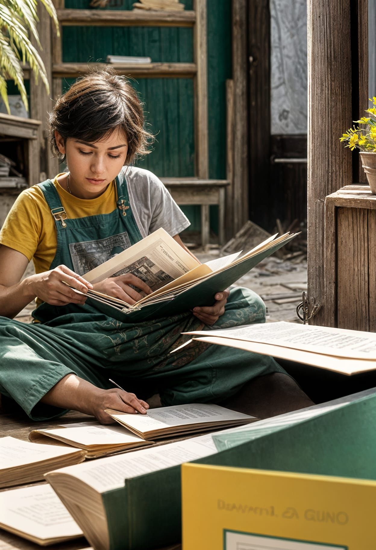 Golden Triangles in Oblique Perspective