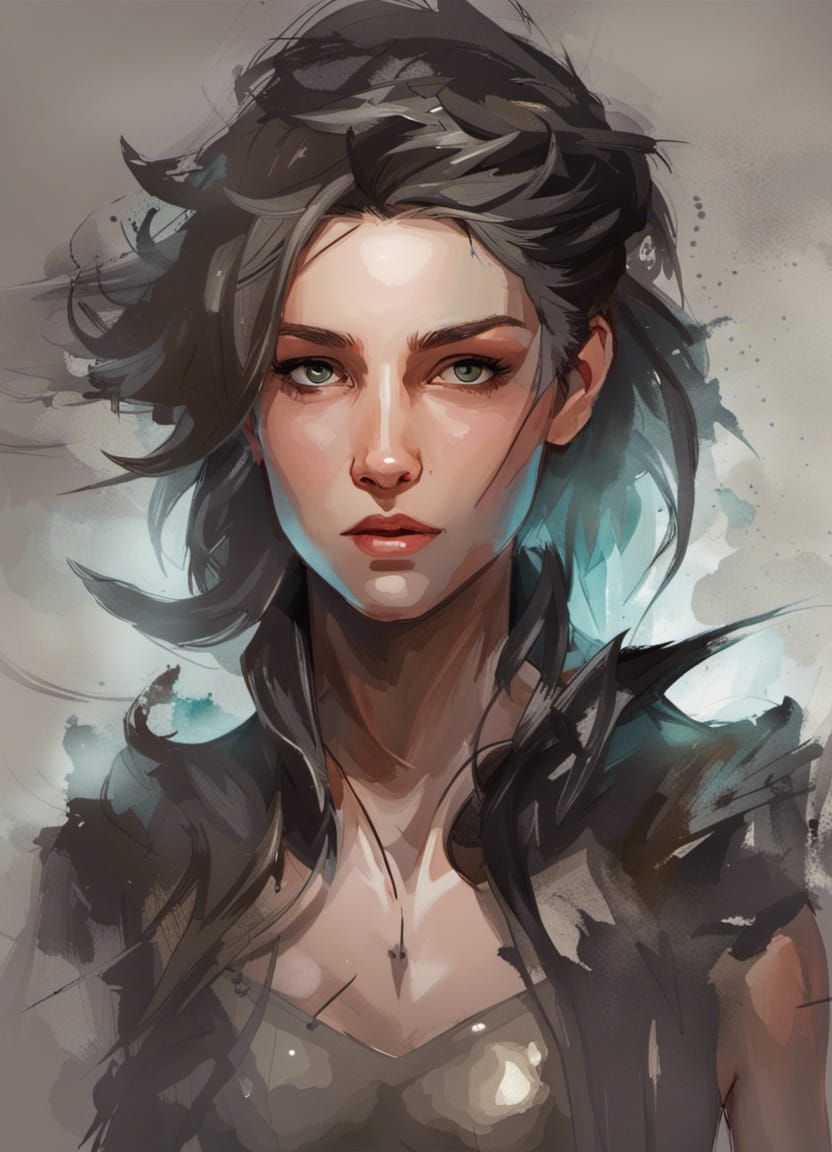 Loki God of Mischief Digital Art Portrait