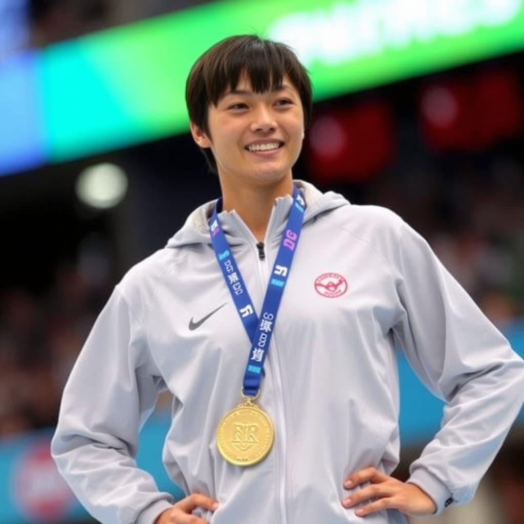 Young Chinese Olympic Diver in Turbulent Times