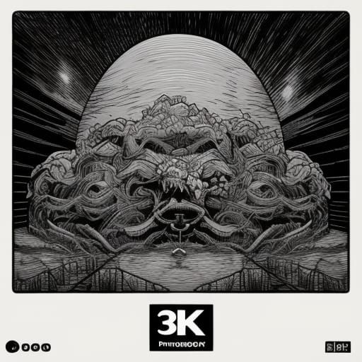 Intricate Ink Drawing in ZBrush 3D