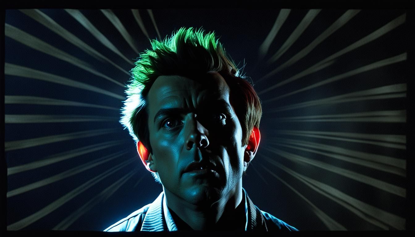 Stylized Fan Art of Horror Film Trickster