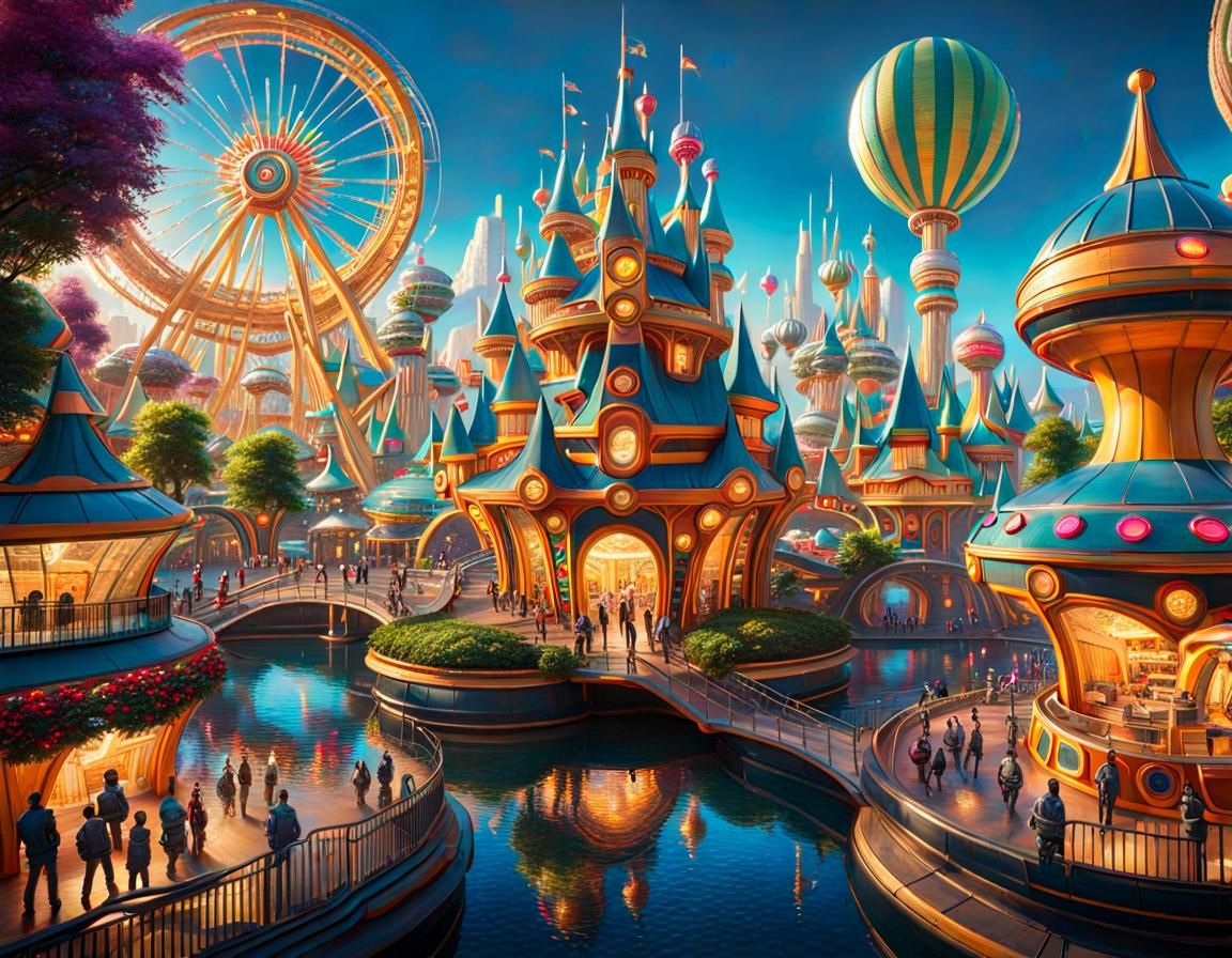 Whimsical Theme Park