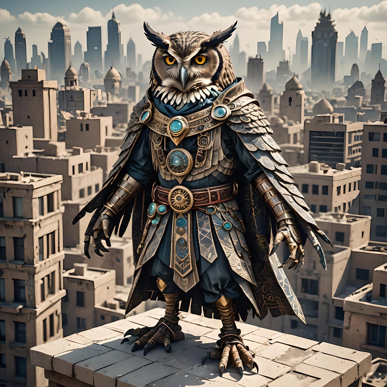 The Great Sorcerer Owlrix from Moonhaven (V4), by Lord Elboron
