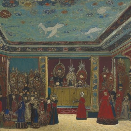 Puppets Held in Hands: Expressionist Style