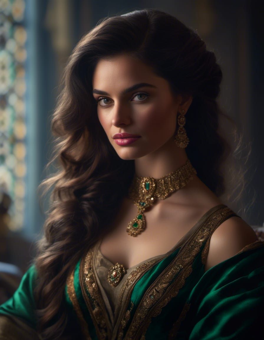 Hyperrealistic Portrait of a Gorgeous Girl