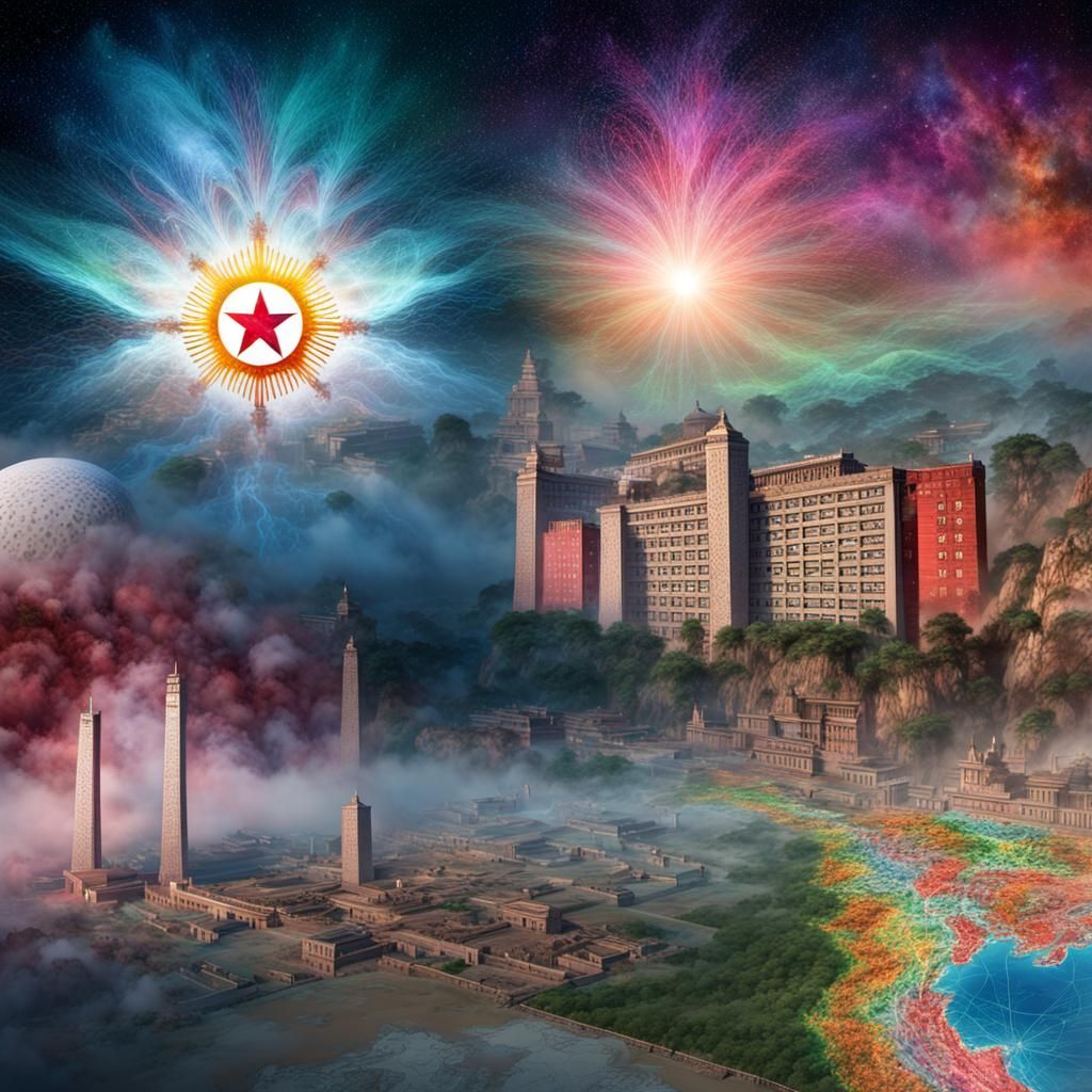 Multicomplex Land: Deep Color Landscape in 8K