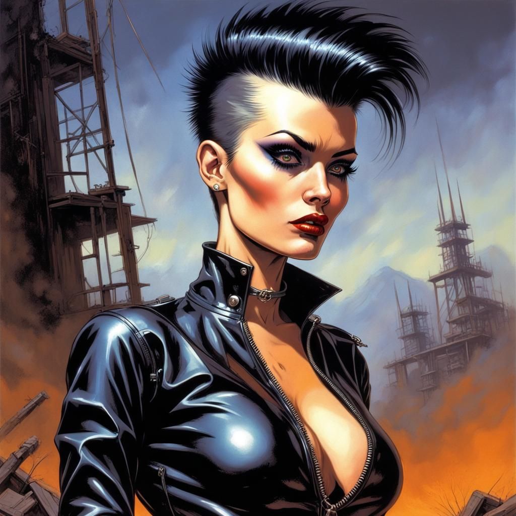 Gothic Mohawk in Post-Apocalyptic Comic Art