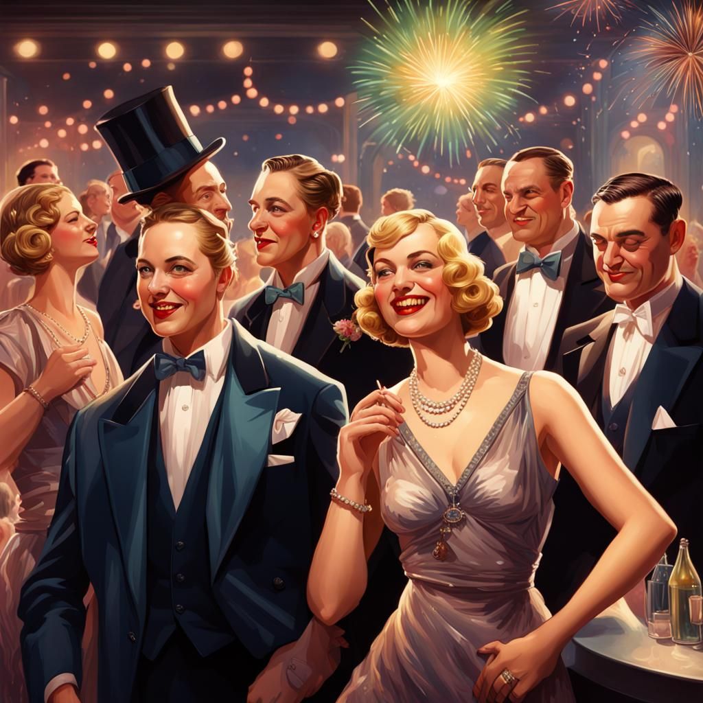 1930s New Year's Eve Charleston Party