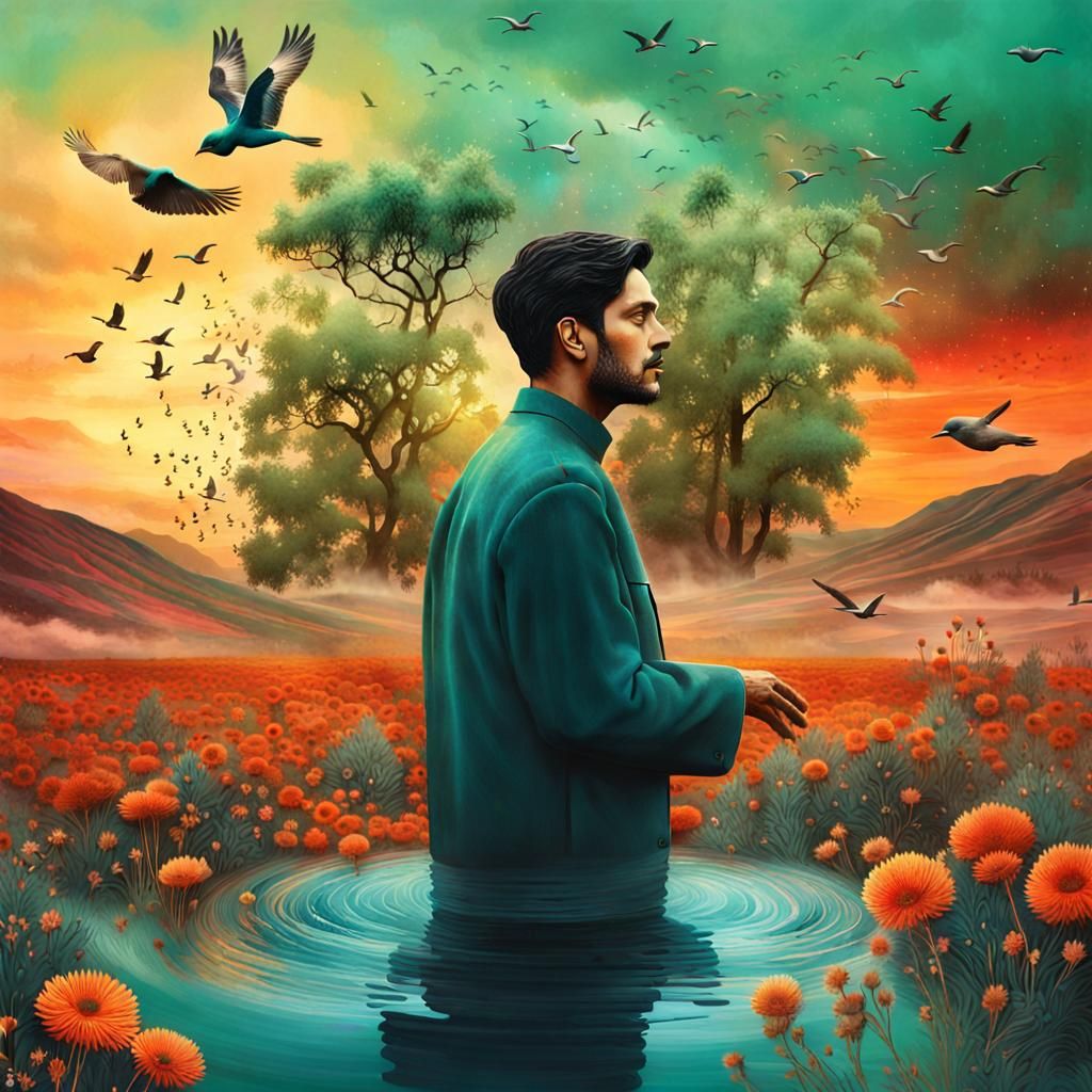 Gratitude Collage in 8K Digital Art