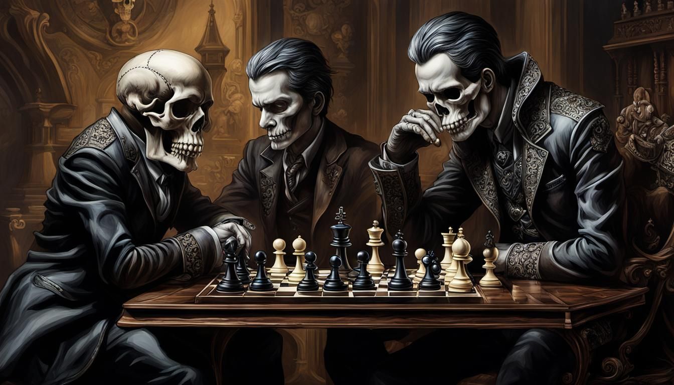 8 Pictures (0/8): Playing chess with death. What about life and death?