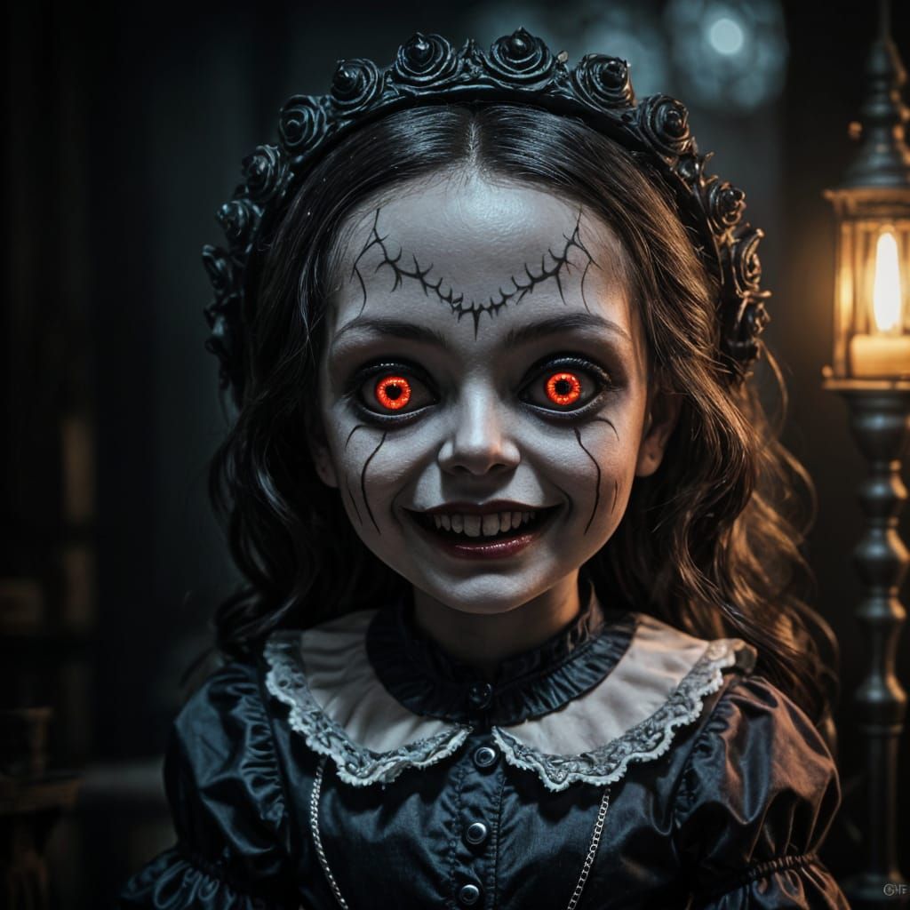 extremely evil possessed doll
