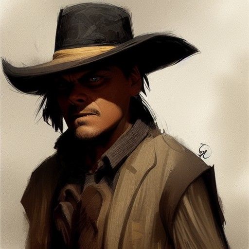 DiCaprio as Gaucho in Dark Fantasy Style