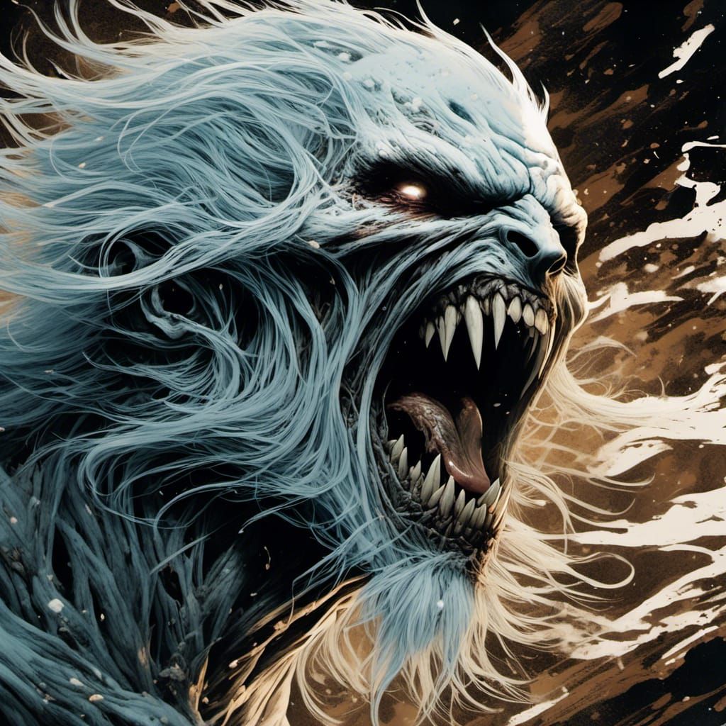 <lora:White Walker Fusion:1.3> Rage