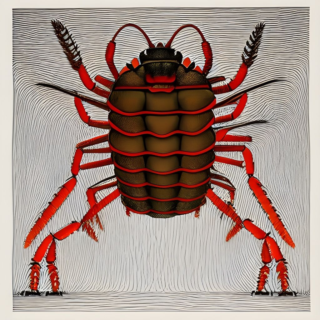 Sci-Fi Horror Tundun Slipper Lobster Landscape