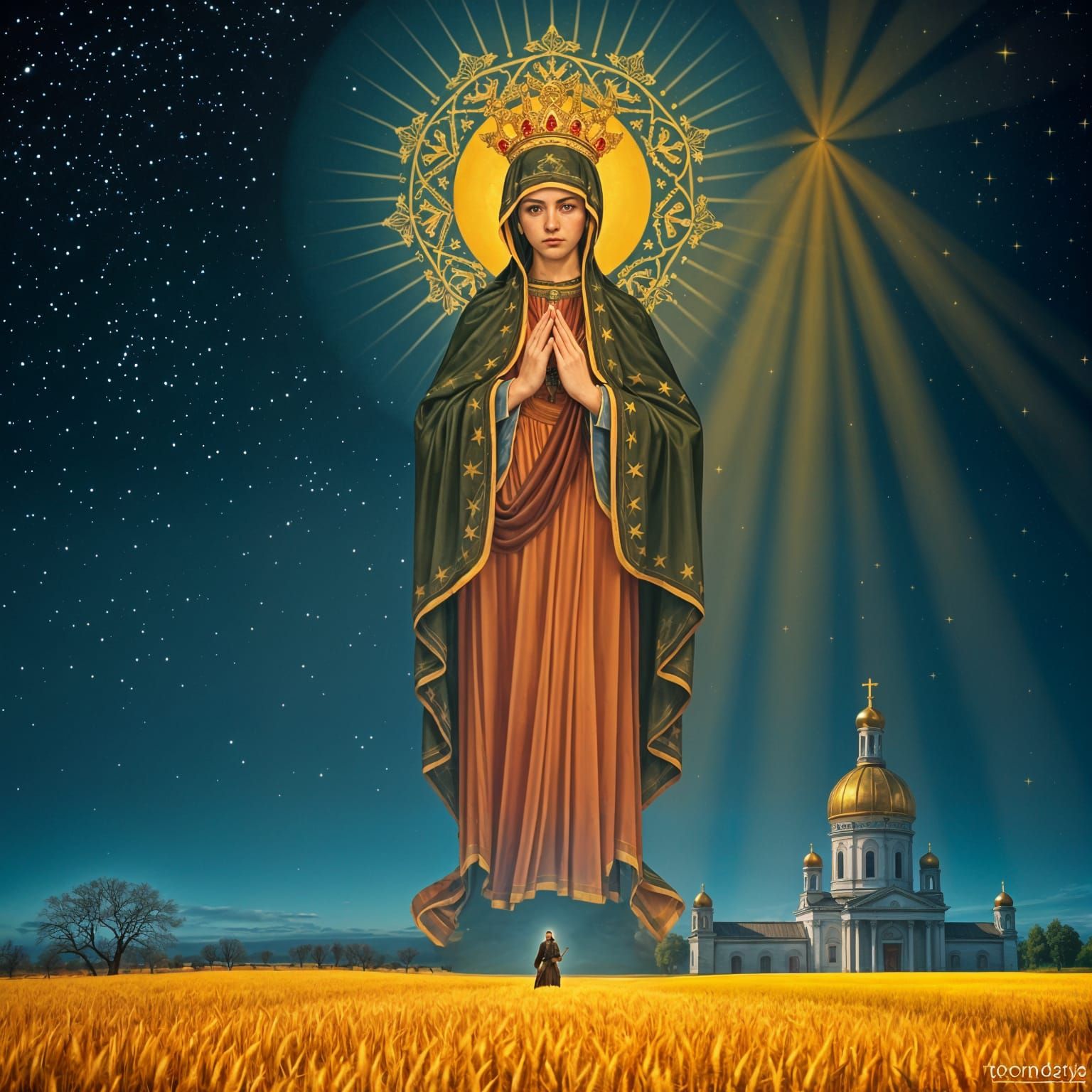 The Virgin Mary's Protective Veil Over Ukraine