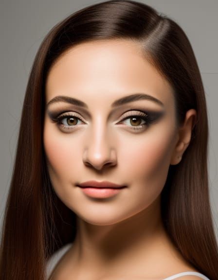 Modern Mona Lisa Portrait in Natural Lighting