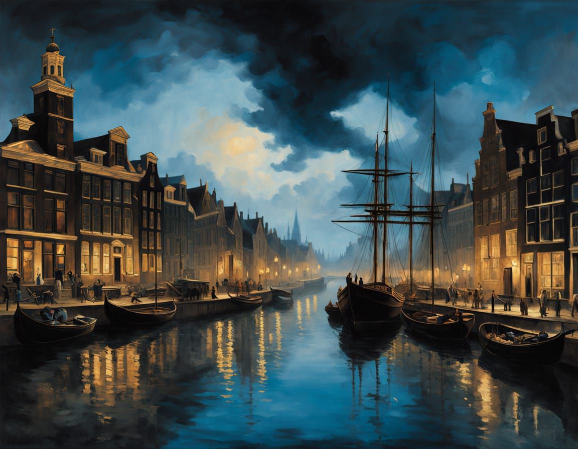 an Amsterdam canal