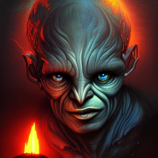 Detailed Cyclops Portrait in Pop Art Style