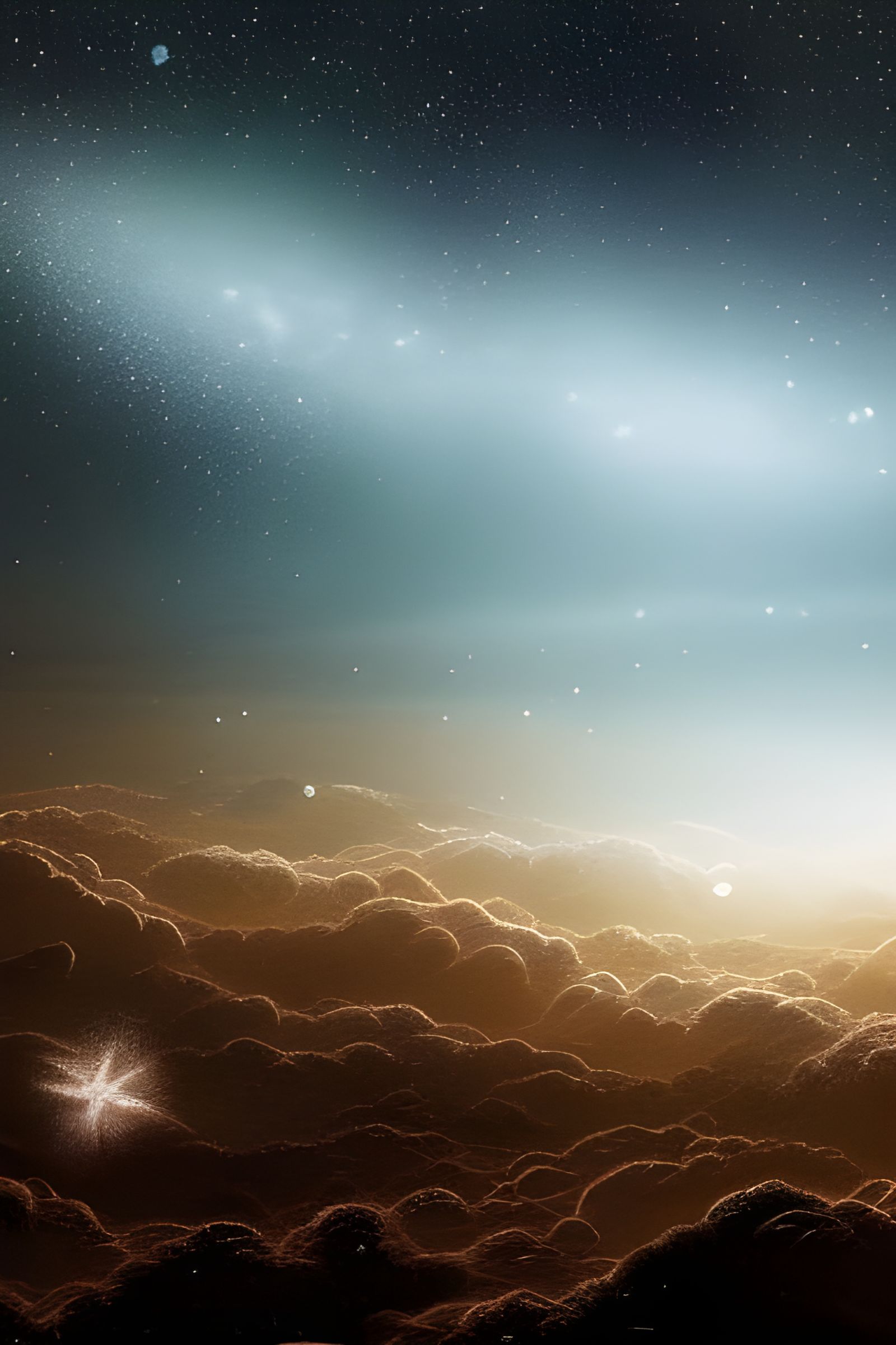 Above the clouds