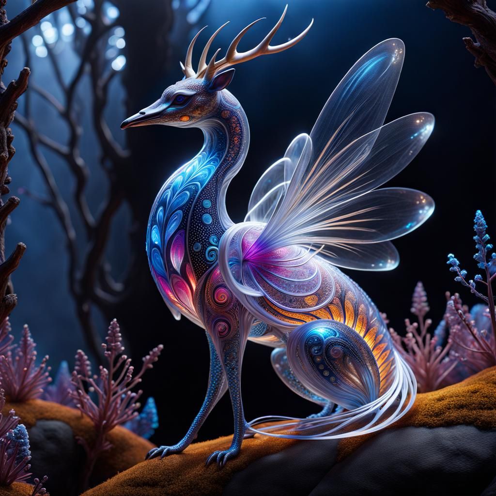 Ethereal Folklore Creature by Bjarke Pedersen