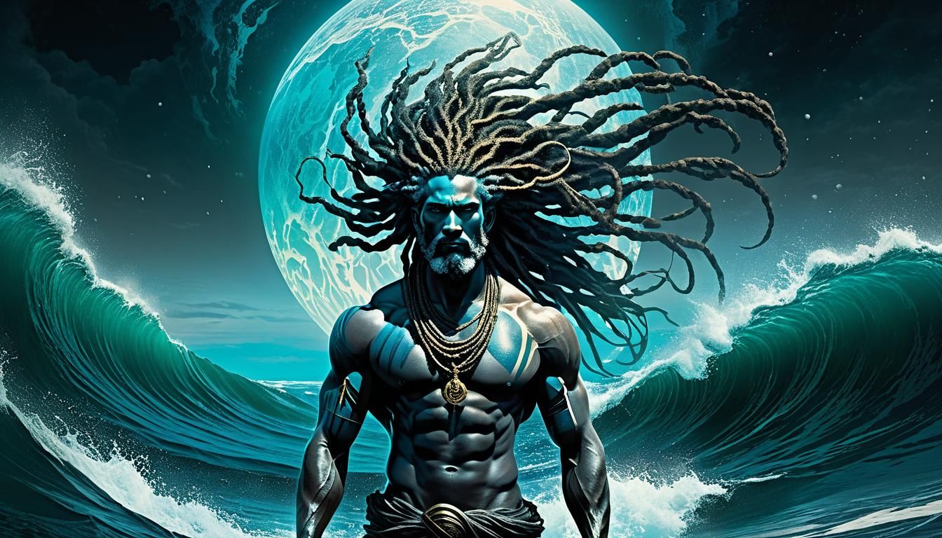 Eternal Neptune, God of Waves, Astral Cinematic View