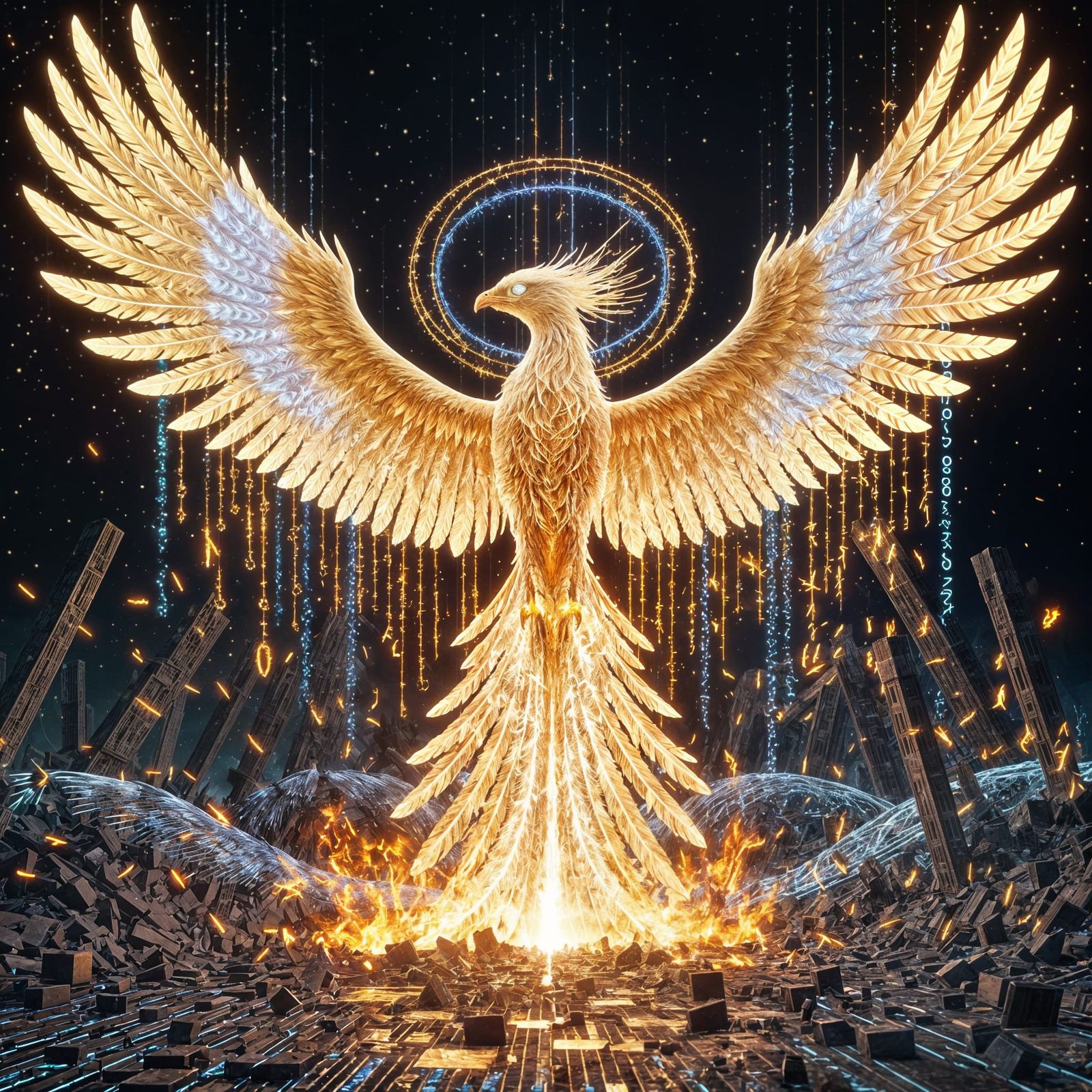Phoenix of Digital Code Rises from Virtual Ruins