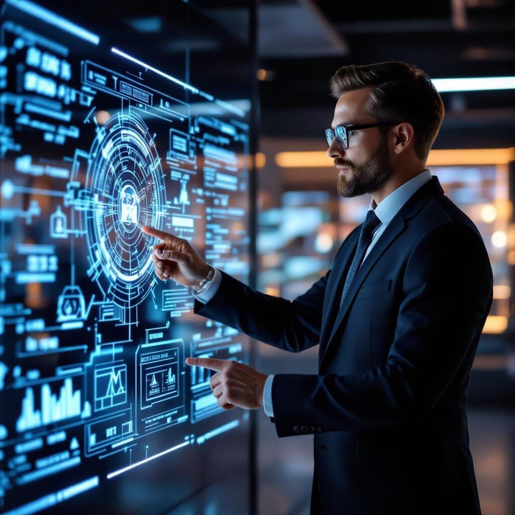 Sales Engineer Presents Advanced Tech Solution