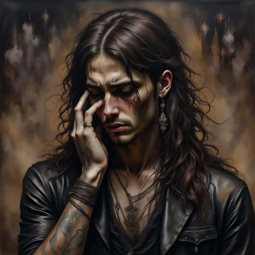 Gothic Renaissance Man in Despair