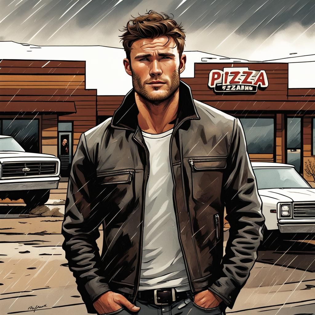 Scott Eastwood in a Sinister Comic Book Scene